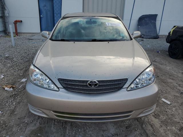 4T1BE32K74U844685 - 2004 TOYOTA CAMRY LE TAN photo 5