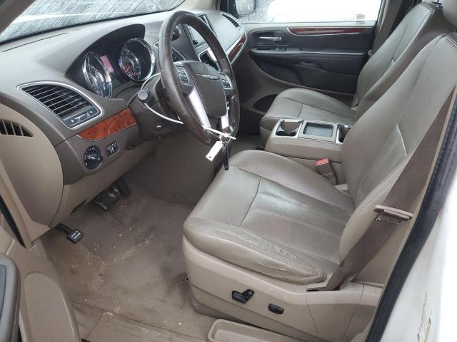 2C4RC1BG5CR250407 - 2012 CHRYSLER TOWN & COU TOURING WHITE photo 7