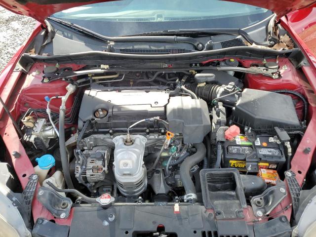 1HGCT1B71DA010042 - 2013 HONDA ACCORD EX RED photo 11