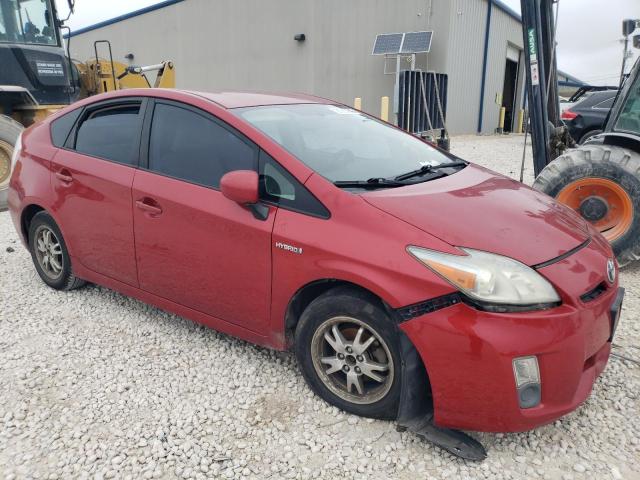 JTDKN3DU8A0044015 - 2010 TOYOTA PRIUS RED photo 4