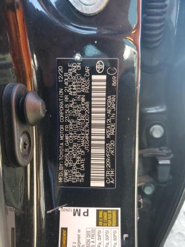 JTDS4MCE7MJ072048 - 2021 TOYOTA COROLLA SE 黑色 照片 12