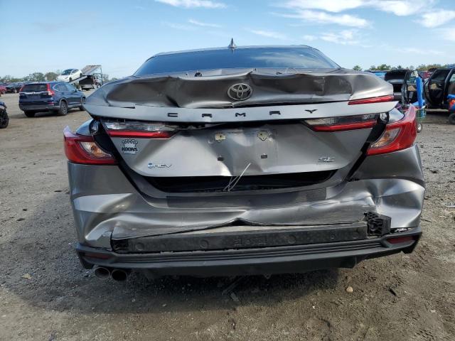 4T1DAACK3SU508889 - 2025 TOYOTA CAMRY XSE GRAY photo 6