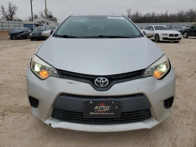 2T1BURHE8EC081697 - 2014 TOYOTA COROLLA L SILVER photo 5