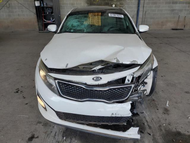 5XXGN4A72FG469553 - 2015 KIA OPTIMA EX WHITE photo 5