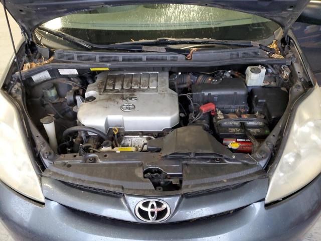 5TDZK23CX8S113837 - 2008 TOYOTA SIENNA CE CHARCOAL photo 12