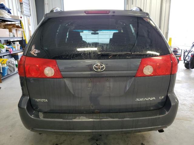 5TDZK23CX8S113837 - 2008 TOYOTA SIENNA CE CHARCOAL photo 6