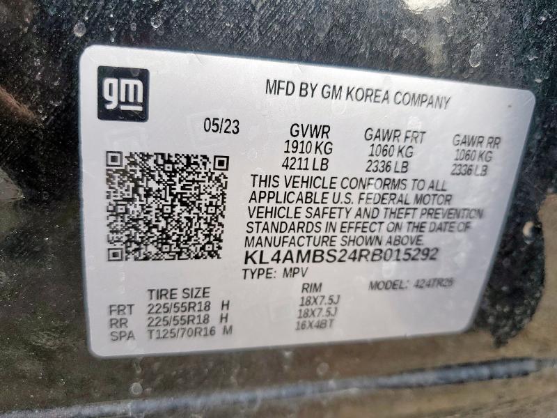 KL4AMBS24RB015292 - 2024 BUICK ENCORE PREFERRED 黑色 照片 13