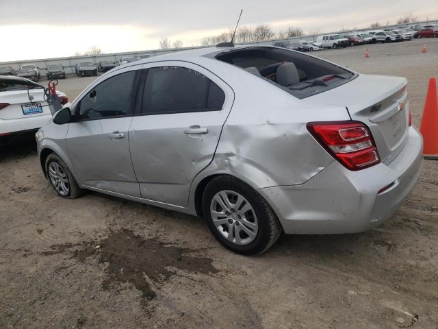 1G1JB5SH8H4161451 - 2017 CHEVROLET SONIC LS ვერცხლისფერი ფოტო 2