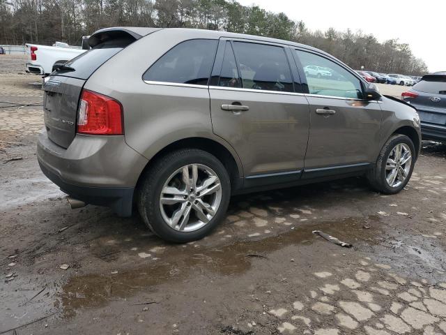 2FMDK3KC4EBB27453 - 2014 FORD EDGE LIMITED TAN photo 3