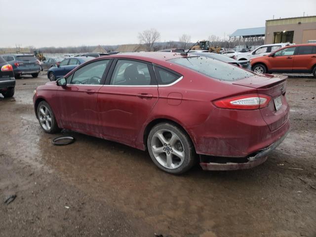 3FA6P0HD3ER184828 - 2014 FORD FUSION SE RED photo 2