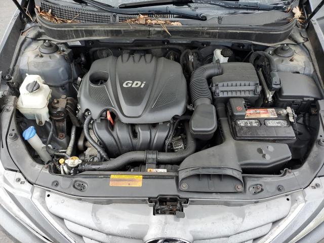 5NPEB4AC2DH679097 - 2013 HYUNDAI SONATA GLS GRAY photo 11