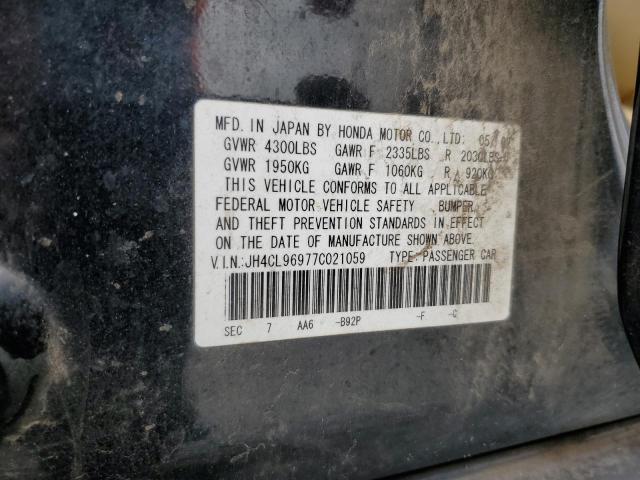 JH4CL96977C021059 - 2007 ACURA TSX BLACK photo 13