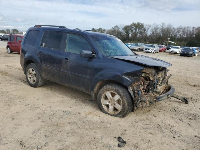 5FNYF4H56BB065206 - 2011 HONDA PILOT EXL BLUE photo 4