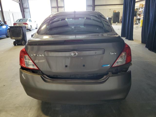 3N1CN7AP9DL894370 - 2013 NISSAN VERSA S GRAY photo 6