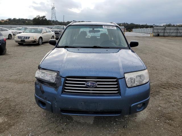 JF1SG63687H721398 - 2007 SUBARU FORESTER 2.5X Mavi foto 5