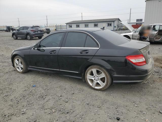 WDDGF8BB2BR162694 - 2011 MERCEDES-BENZ C 300 4MATIC BLACK photo 2