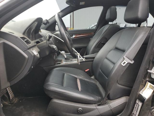 WDDGF8BB2BR162694 - 2011 MERCEDES-BENZ C 300 4MATIC BLACK photo 7