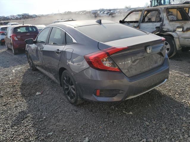 19XFC1F30LE001525 - 2020 HONDA CIVIC EX GRAY photo 2