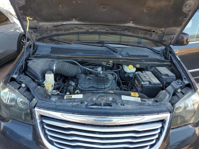 2C4RC1BG1DR743499 - 2013 CHRYSLER TOWN & COU TOURING Czarny zdjęcie 11