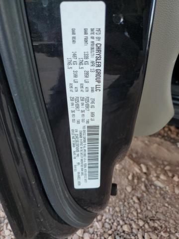 2C4RC1BG1DR743499 - 2013 CHRYSLER TOWN & COU TOURING Czarny zdjęcie 12