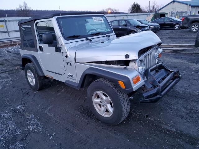 1J4FA39S55P342419 - 2005 JEEP WRANGLER X SILVER photo 4