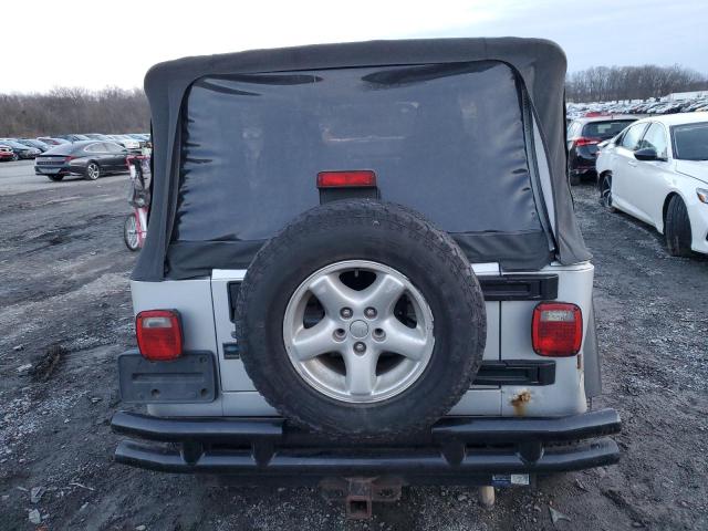 1J4FA39S55P342419 - 2005 JEEP WRANGLER X SILVER photo 6