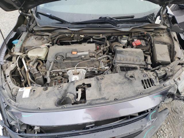 19XFC2F69KE212253 - 2019 HONDA CIVIC LX GRAY photo 11