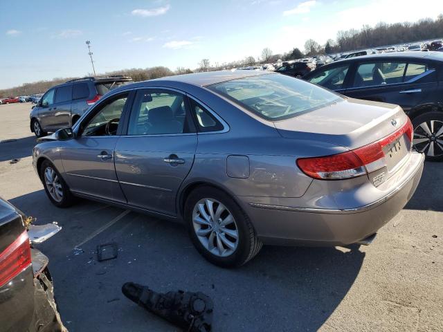 KMHFC46F06A046575 - 2006 HYUNDAI AZERA SE GRAY photo 2