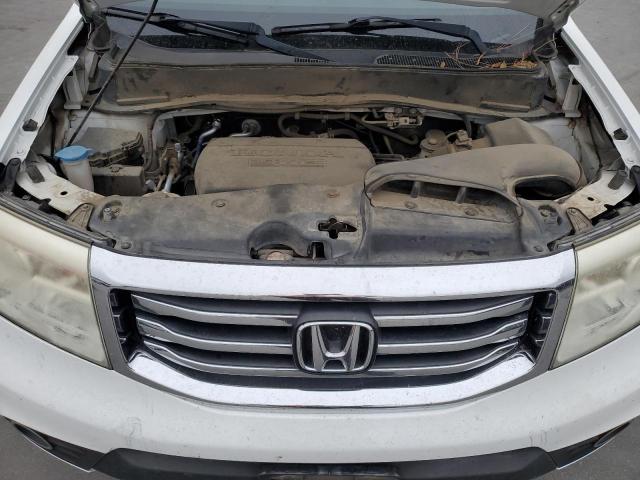 5FNYF4H50FB003662 - 2015 HONDA PILOT EXL WHITE photo 12