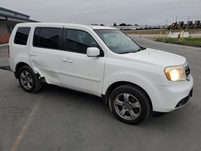 5FNYF4H50FB003662 - 2015 HONDA PILOT EXL WHITE photo 4