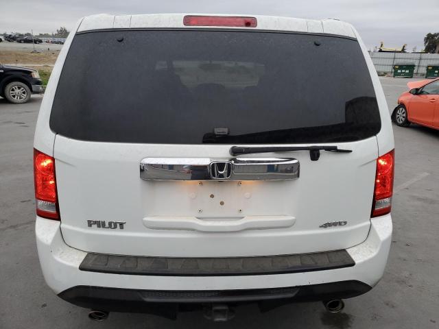 5FNYF4H50FB003662 - 2015 HONDA PILOT EXL WHITE photo 6