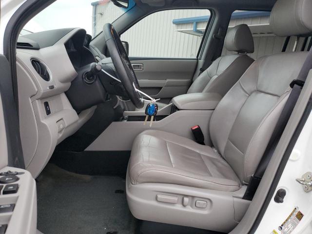 5FNYF4H50FB003662 - 2015 HONDA PILOT EXL WHITE photo 7
