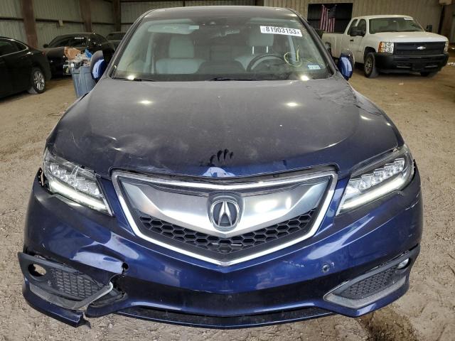 5J8TB3H71JL007552 - 2018 ACURA RDX ADVANCE BLUE photo 5