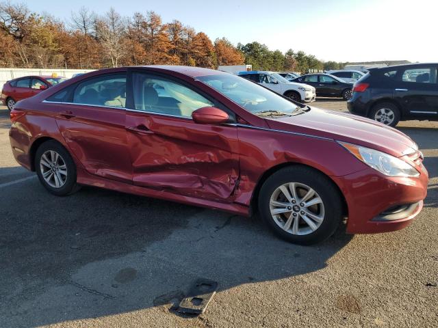 5NPEB4AC1EH940771 - 2014 HYUNDAI SONATA GLS MAROON photo 4