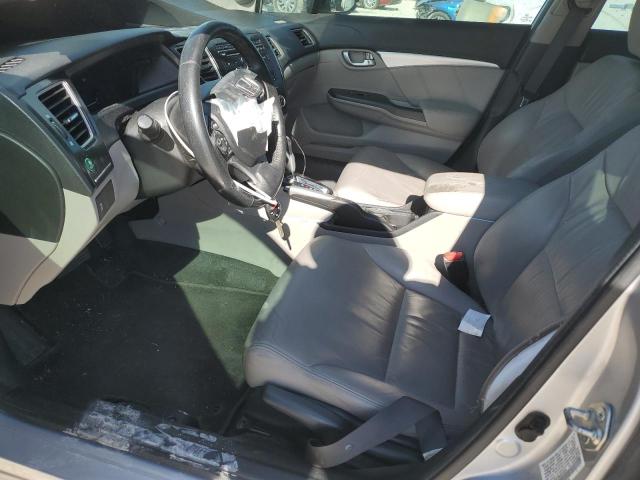 19XFB2F96DE012544 - 2013 HONDA CIVIC EXL SILVER photo 7