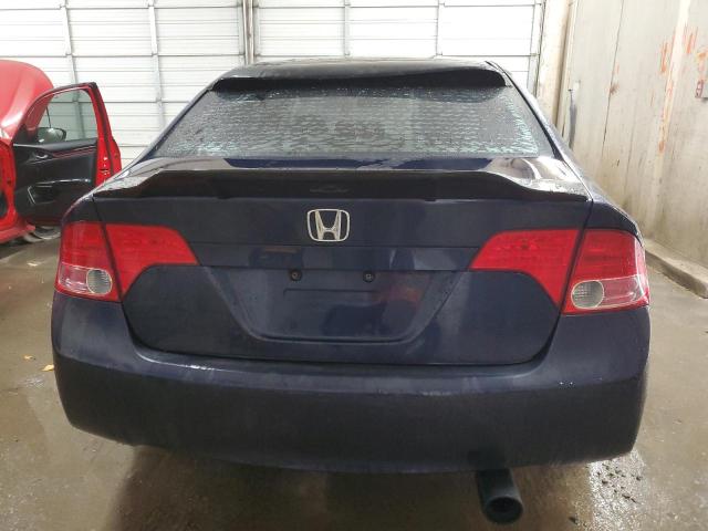 1HGFA16858L034120 - 2008 HONDA CIVIC EX BLUE photo 6