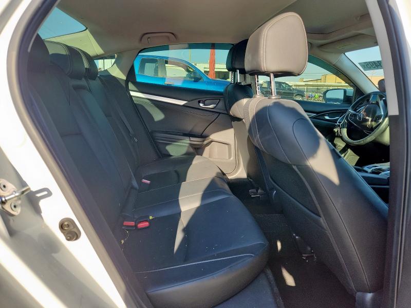 JHMFC1F72KX007598 - 2019 HONDA CIVIC EXL WHITE photo 10