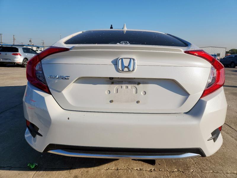 JHMFC1F72KX007598 - 2019 HONDA CIVIC EXL WHITE photo 6