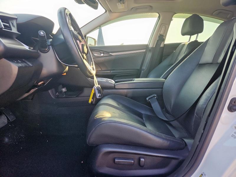 JHMFC1F72KX007598 - 2019 HONDA CIVIC EXL WHITE photo 7