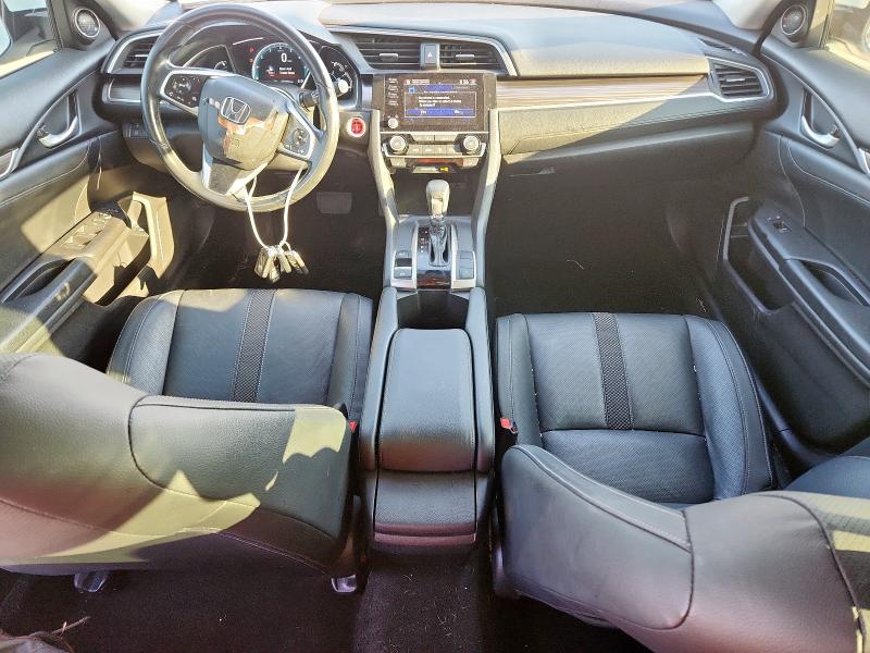 JHMFC1F72KX007598 - 2019 HONDA CIVIC EXL WHITE photo 8