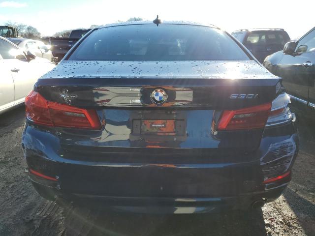 WBAJA7C52KWW14689 - 2019 BMW 530 XI BLUE photo 6