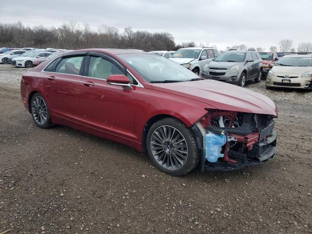 3LN6L2LU4DR805934 - 2013 LINCOLN MKZ HYBRID RED photo 4