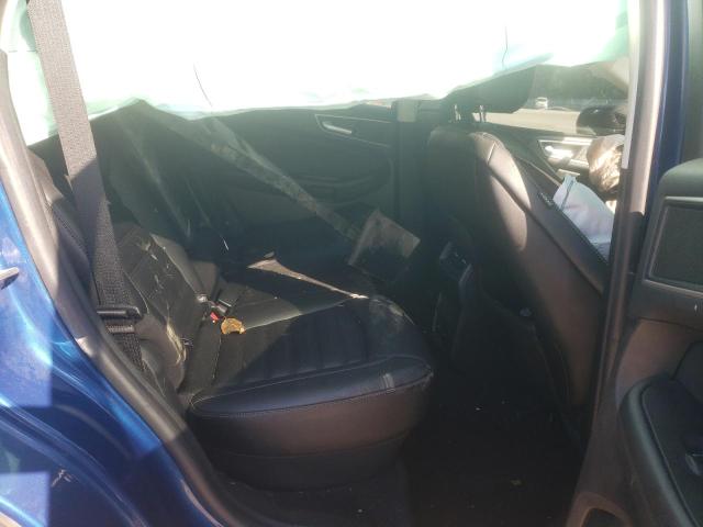 2FMPK3J91MBA46993 - 2021 FORD EDGE SEL Կապույտ լուսանկար 11