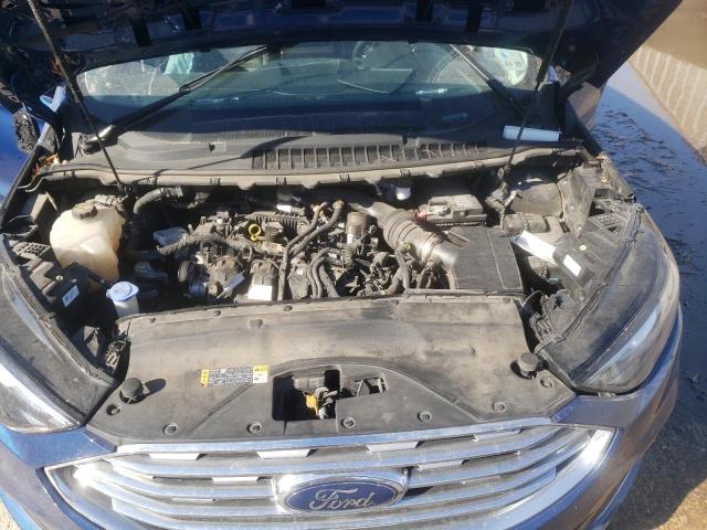 2FMPK3J91MBA46993 - 2021 FORD EDGE SEL Կապույտ լուսանկար 12