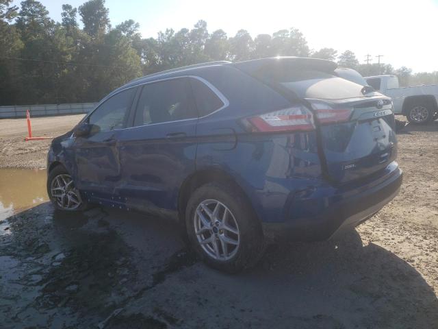 2FMPK3J91MBA46993 - 2021 FORD EDGE SEL Կապույտ լուսանկար 2