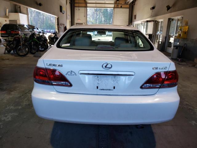 JTHBA30G655095872 - 2005 LEXUS ES 330 WHITE photo 6