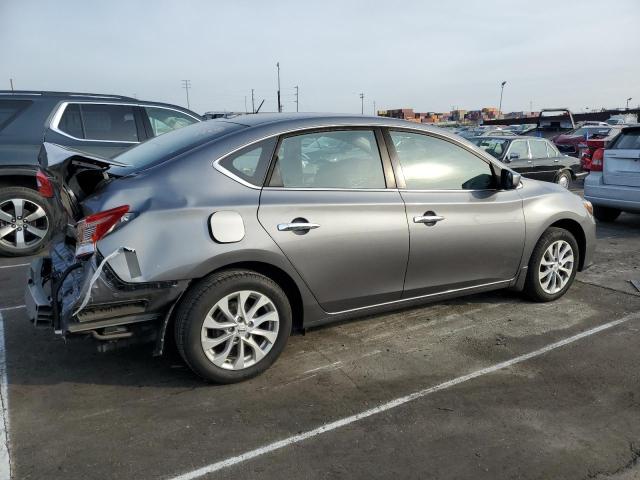 3N1AB7AP3KY281449 - 2019 NISSAN SENTRA S GRAY photo 3