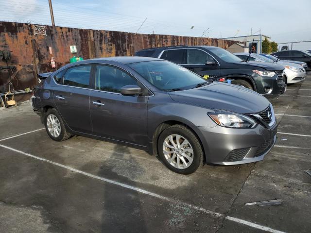 3N1AB7AP3KY281449 - 2019 NISSAN SENTRA S GRAY photo 4