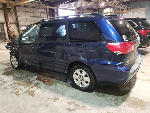 5TDZA23C86S535153 - 2006 TOYOTA SIENNA CE BLUE photo 2