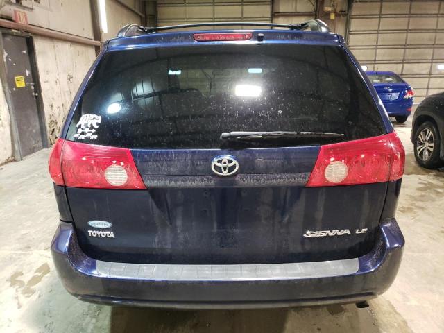 5TDZA23C86S535153 - 2006 TOYOTA SIENNA CE BLUE photo 6